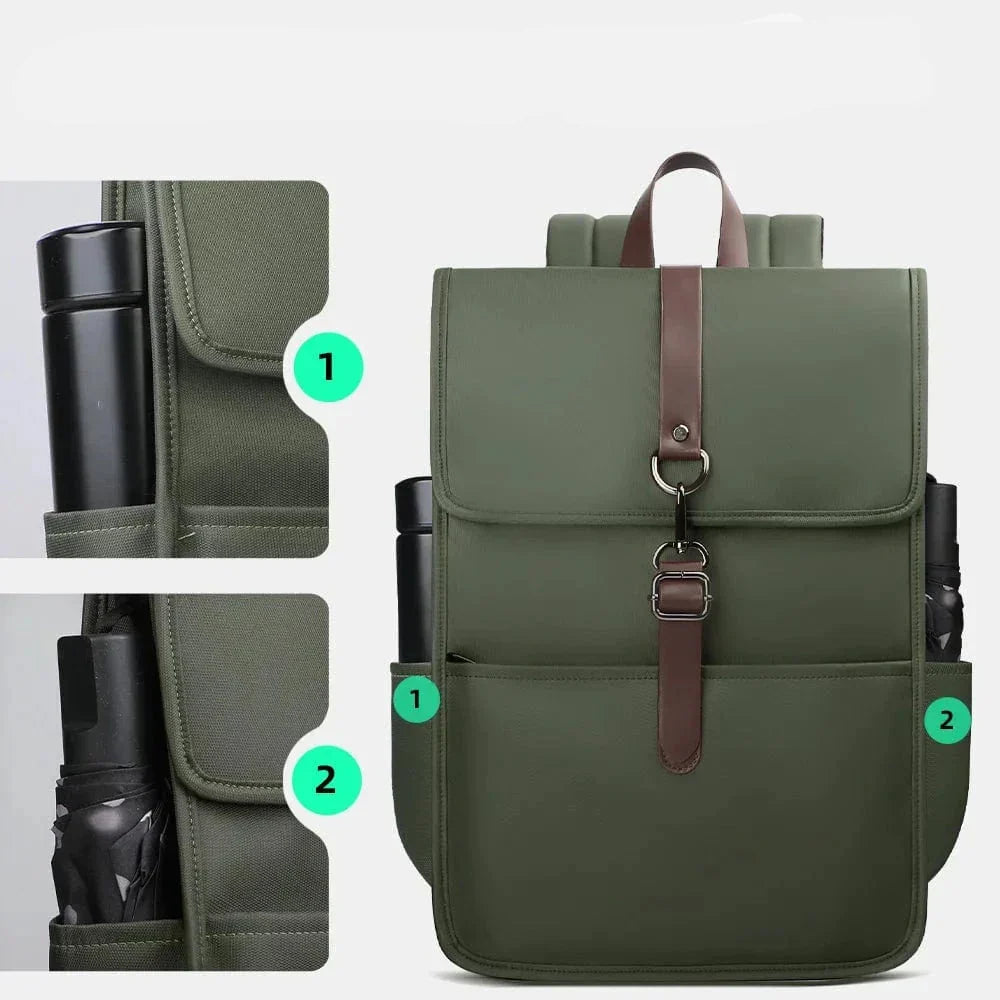 Sac à dos femme pour ordinateur 15,6 pouces, port USB