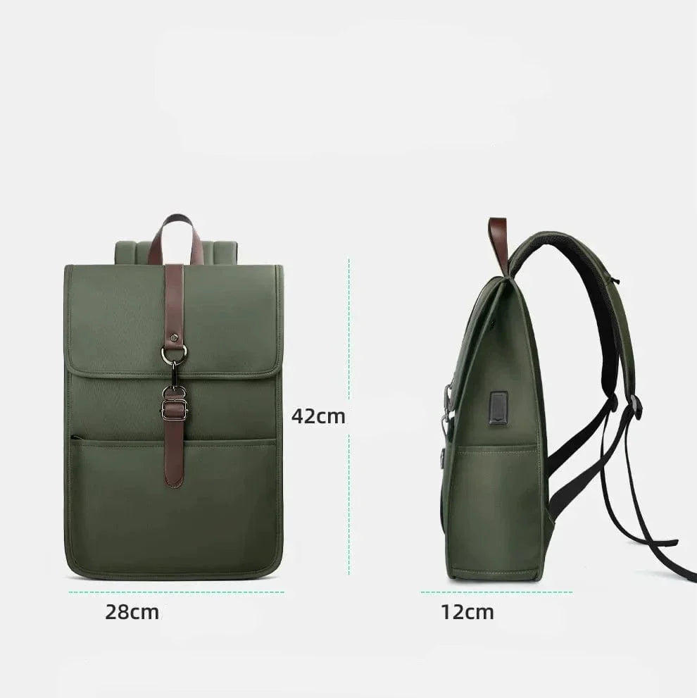 Sac à dos femme pour ordinateur 15,6 pouces, port USB