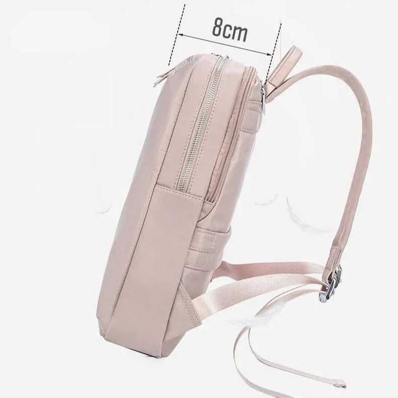 Sac à dos femme fin pour ordinateur 14 pouces, 20 litres