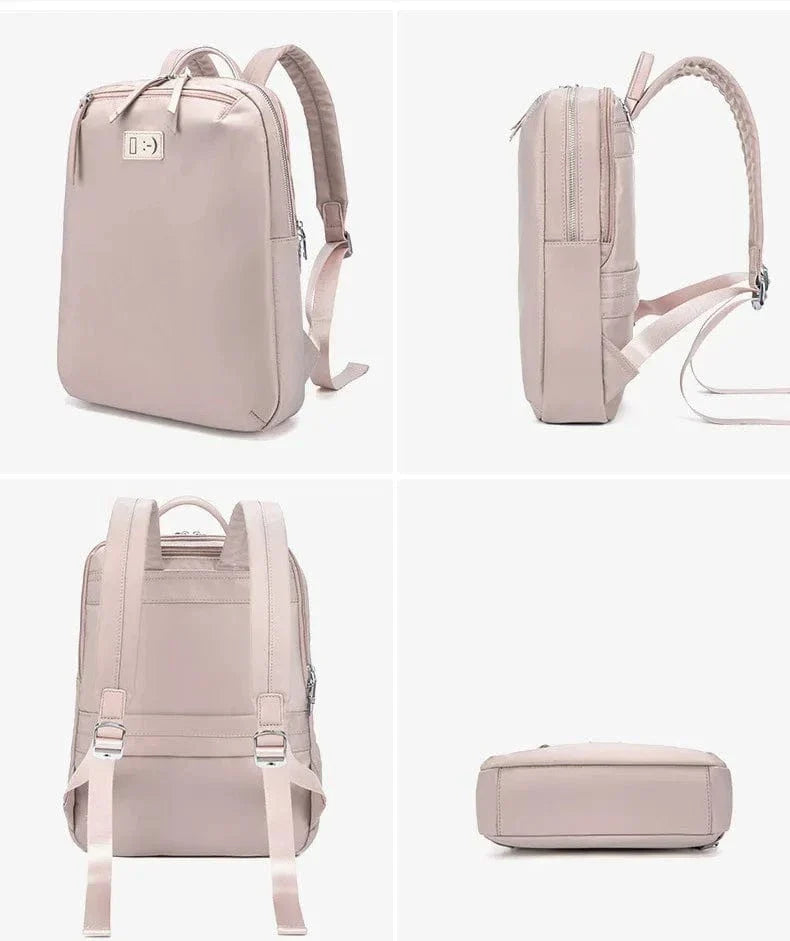 Sac à dos femme fin pour ordinateur 14 pouces, 20 litres