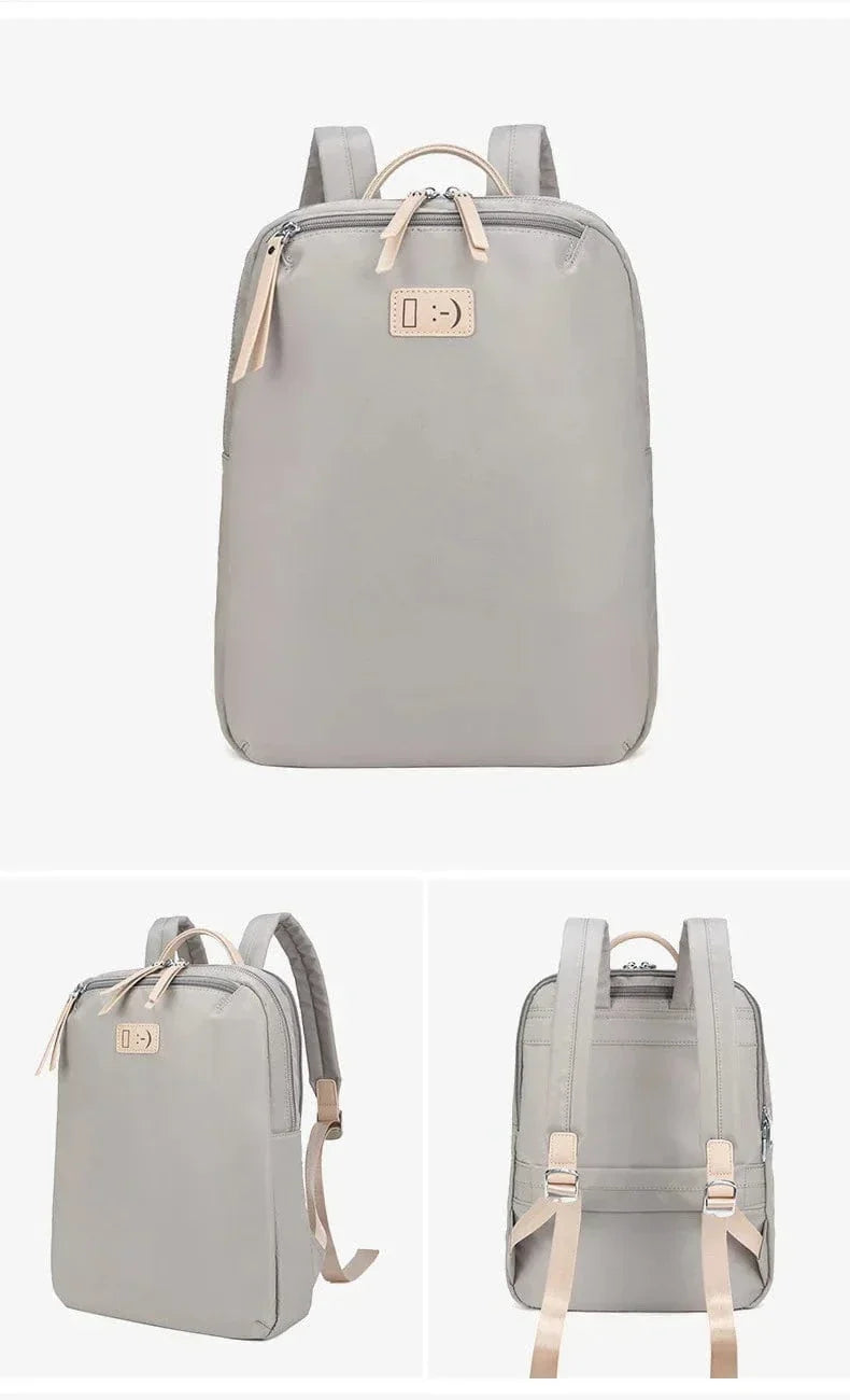 Sac à dos femme fin pour ordinateur 14 pouces, 20 litres