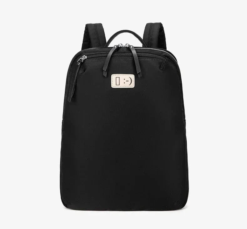 Sac à dos femme fin pour ordinateur 14 pouces, 20 litres, noir