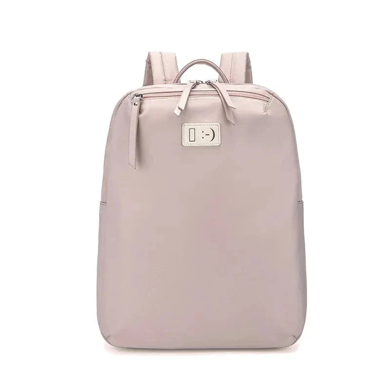 Sac à dos femme fin pour ordinateur 14 pouces, 20 litres, rose