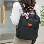 Sac à dos femme ordinateur 13 pouces en nylon imperméable