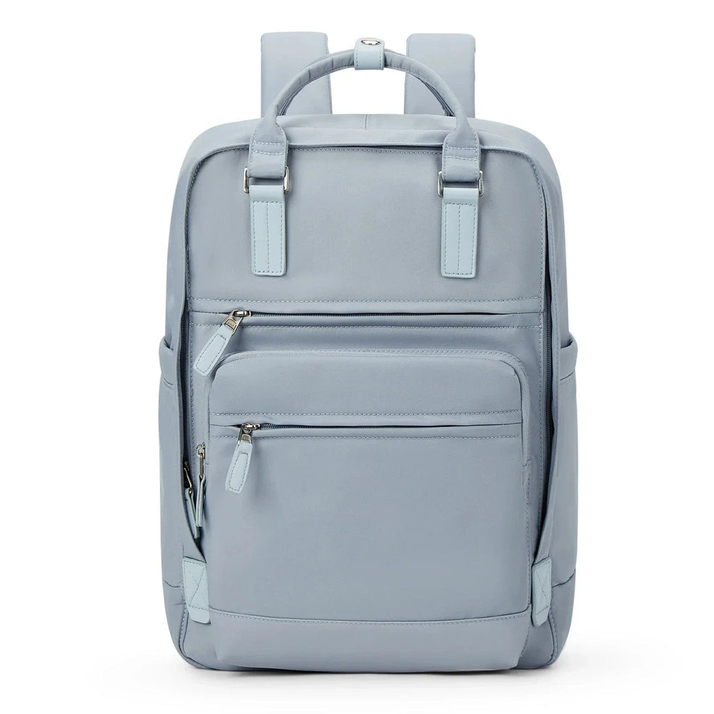 Sac à dos femme en nylon pour ordinateur 15,6 pouces, six coloris, bleu