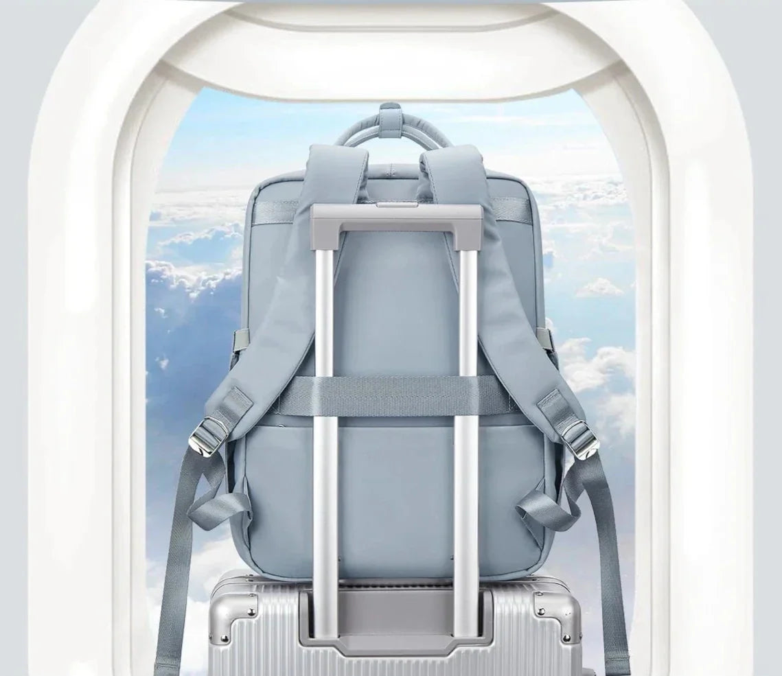 Sac à dos femme en nylon pour ordinateur 15,6 pouces, six coloris
