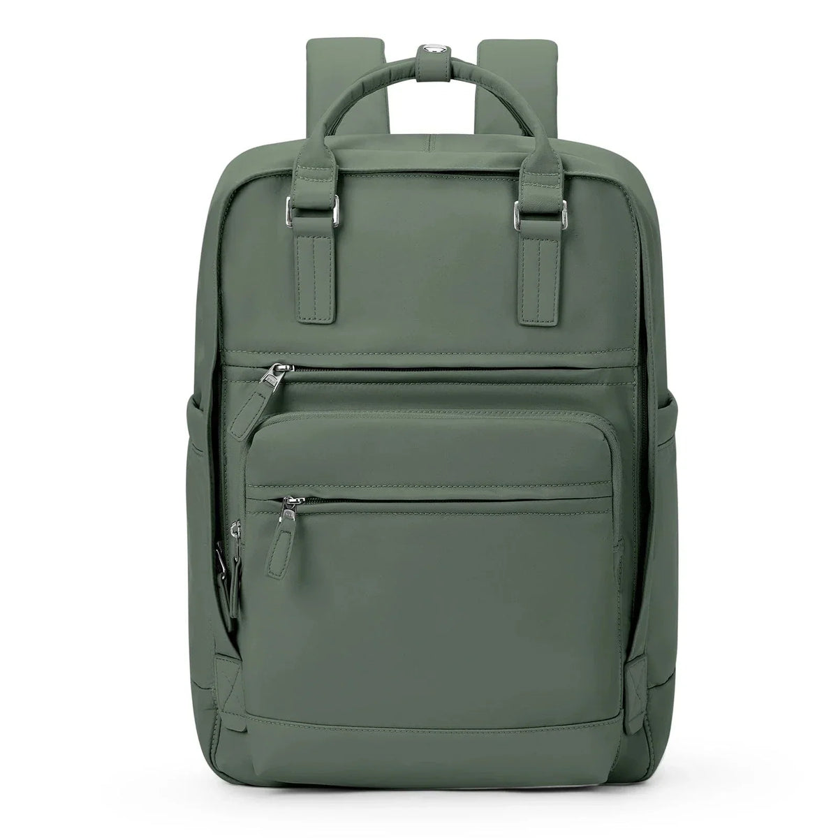 Sac à dos femme en nylon pour ordinateur 15,6 pouces, six coloris, vert