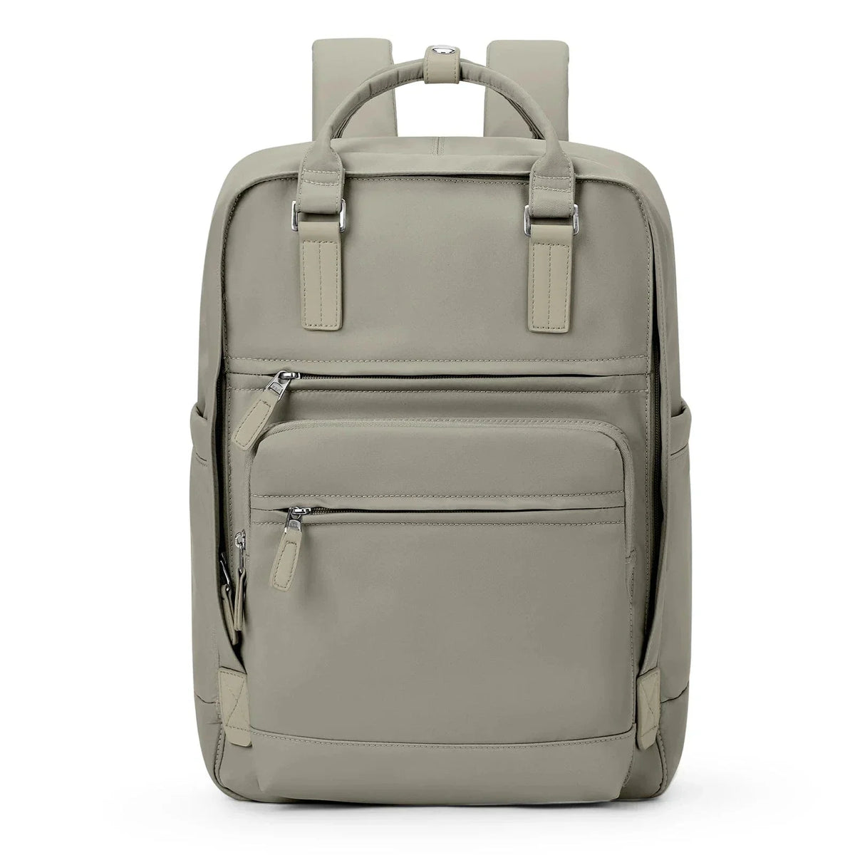 Sac à dos femme en nylon pour ordinateur 15,6 pouces, six coloris, kaki