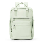 Sac à dos femme en nylon pour ordinateur 15,6 pouces, six coloris, vert clair