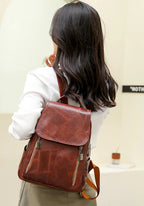 Sac à dos antivol femme à fermetures cachées, porté dos ou main