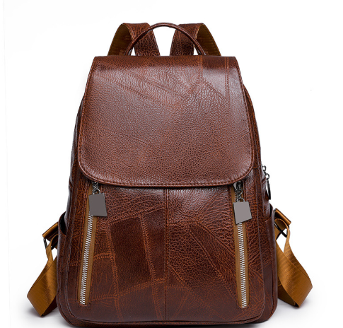 Sac à dos antivol femme à fermetures cachées, porté dos ou main