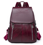 Sac à dos antivol femme à fermetures cachées, porté dos ou main