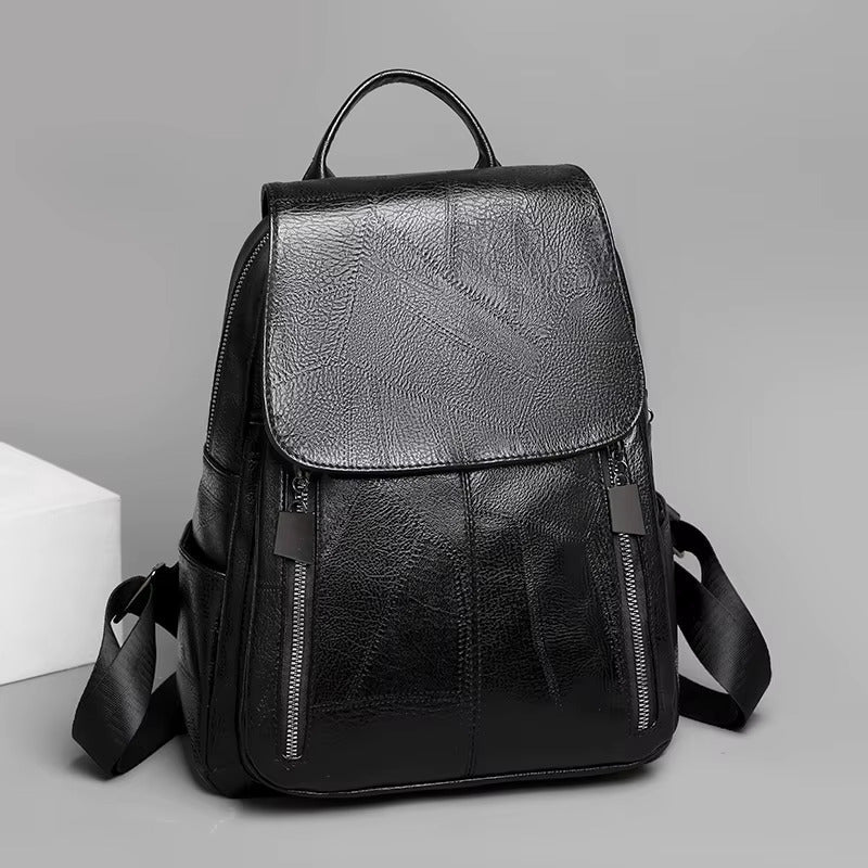 Sac à dos antivol femme à fermetures cachées, porté dos ou main
