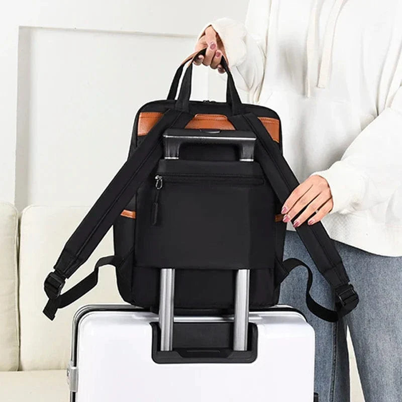 Sac à dos femme en nylon Oxford, ordinateur 14 pouces