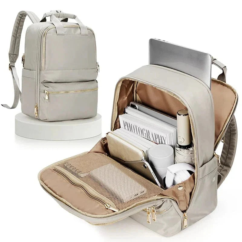 Sac à dos ordinateur femme 14 pouces en nylon Oxford, six coloris