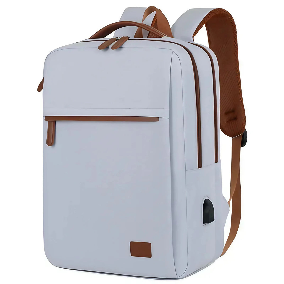 Sac à dos ordinateur femme en toile Oxford, cinq coloris, bleu
