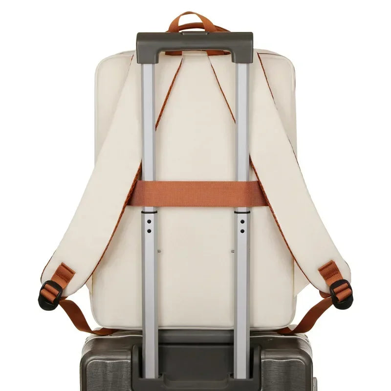 Sac à dos ordinateur femme en toile Oxford, cinq coloris