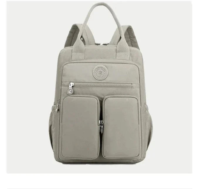 Sac à dos femme collège en nylon Oxford, 14 pouces, sept coloris