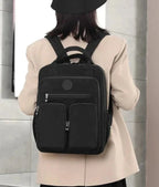 Sac à dos femme collège en nylon Oxford, 14 pouces, sept coloris