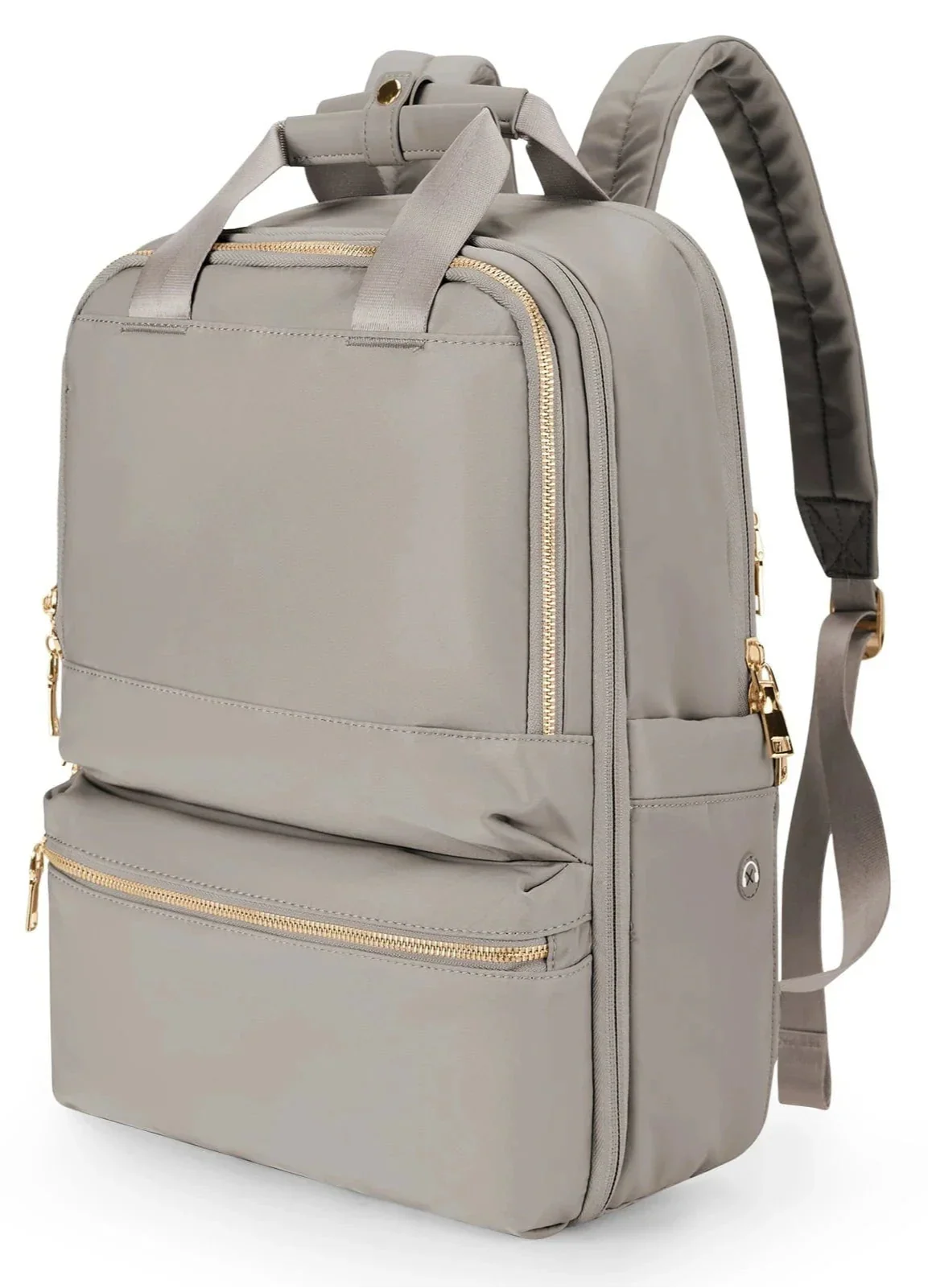 Sac à dos femme en nylon Oxford, ordinateur 15 pouces, kaki