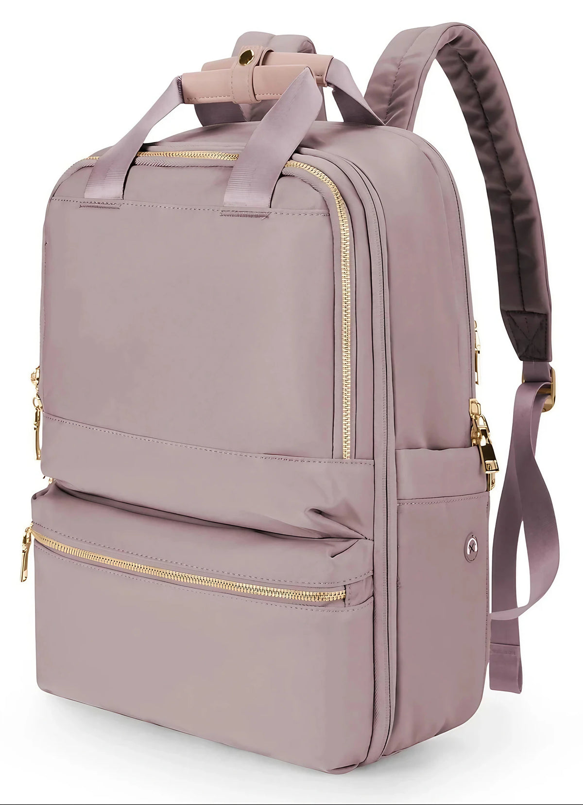 Sac à dos femme en nylon Oxford, ordinateur 15 pouces, violet