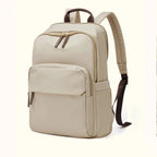 Sac à dos femme en nylon, ordinateur 13 pouces, quatre coloris, beige