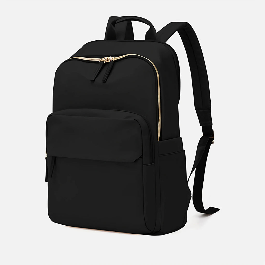 Sac à dos femme en nylon, ordinateur 13 pouces, quatre coloris, noir