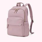 Sac à dos femme en nylon, ordinateur 13 pouces, quatre coloris, rose