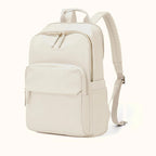 Sac à dos femme en nylon, ordinateur 13 pouces, quatre coloris, écru