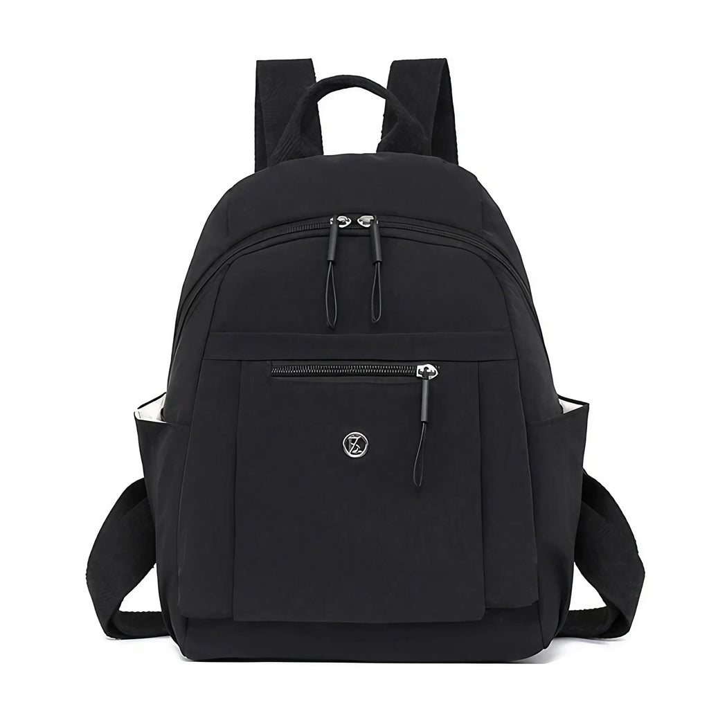 Petit sac à dos femme en nylon léger, sept coloris, noir