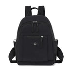 Petit sac à dos femme en nylon léger, sept coloris, noir