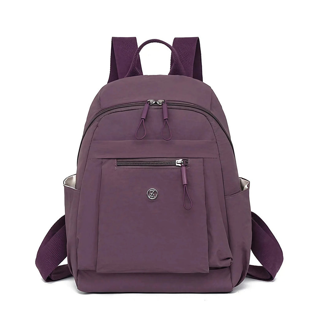 Petit sac à dos femme en nylon léger, sept coloris, violet