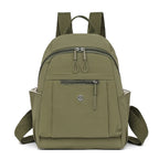 Petit sac à dos femme en nylon léger, sept coloris, vert