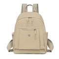 Petit sac à dos femme en nylon léger, sept coloris, beige
