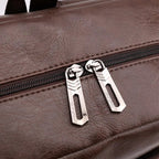 Sac à dos homme en similicuir imperméable, 45 cm de haut
