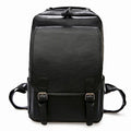 Sac à dos homme en similicuir, 41 x 27 cm, trois coloris, noir