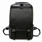 Sac à dos homme en similicuir, 41 x 27 cm, trois coloris, noir