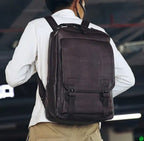 Sac à dos homme en similicuir, 41 x 27 cm, trois coloris