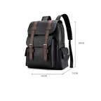 Sac à dos homme en similicuir, compartiment ordinateur