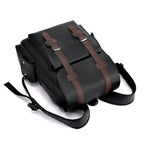 Sac à dos homme en similicuir, compartiment ordinateur
