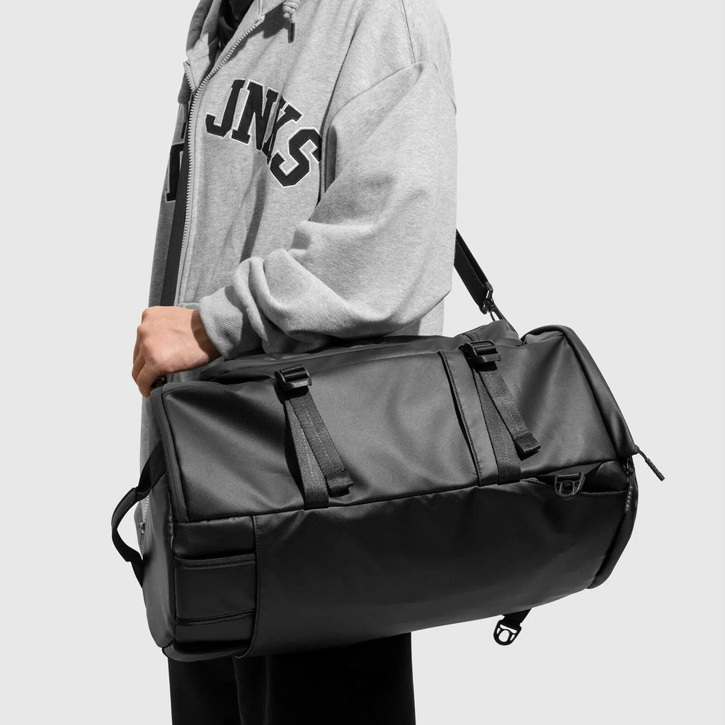 Sac à dos homme en similicuir noir pour ordinateur 17 pouces