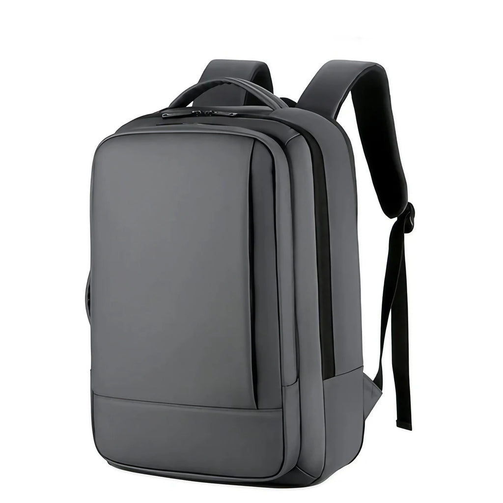Sac à dos homme professionnel, poche ordinateur, trois coloris, gris