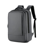 Sac à dos homme professionnel, poche ordinateur, trois coloris, gris