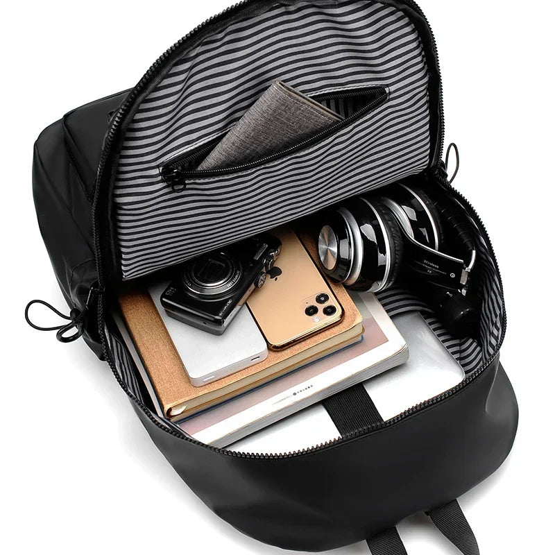 Sac à dos homme étanche, poche ordinateur 14 pouces