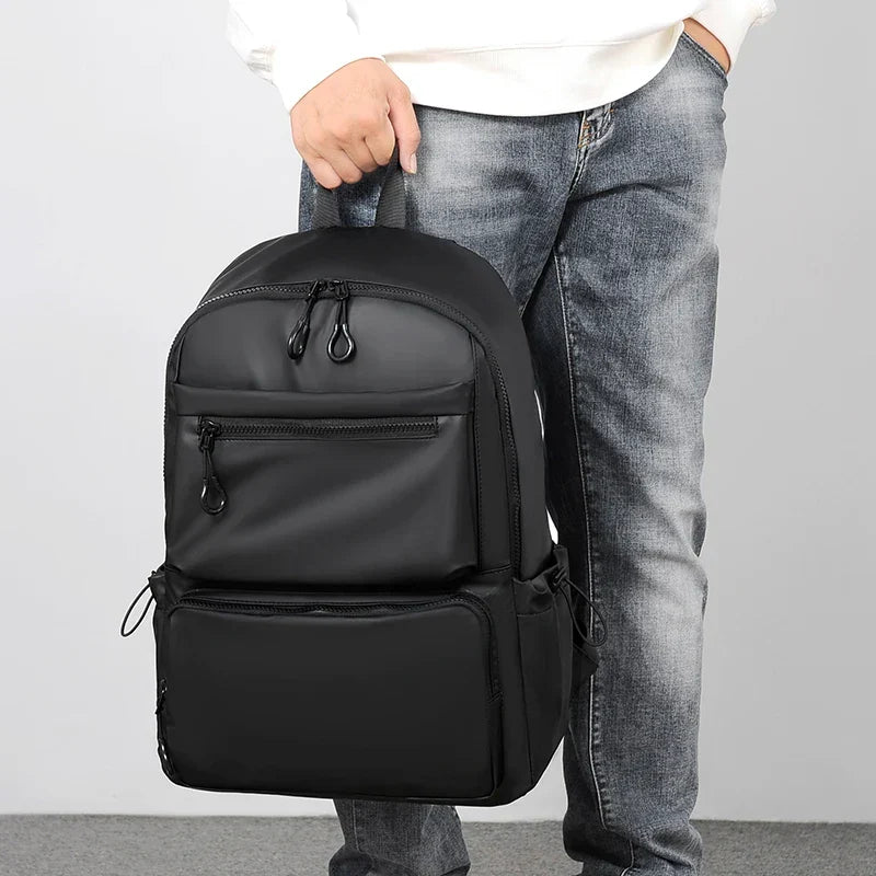 Sac à dos homme étanche, poche ordinateur 14 pouces