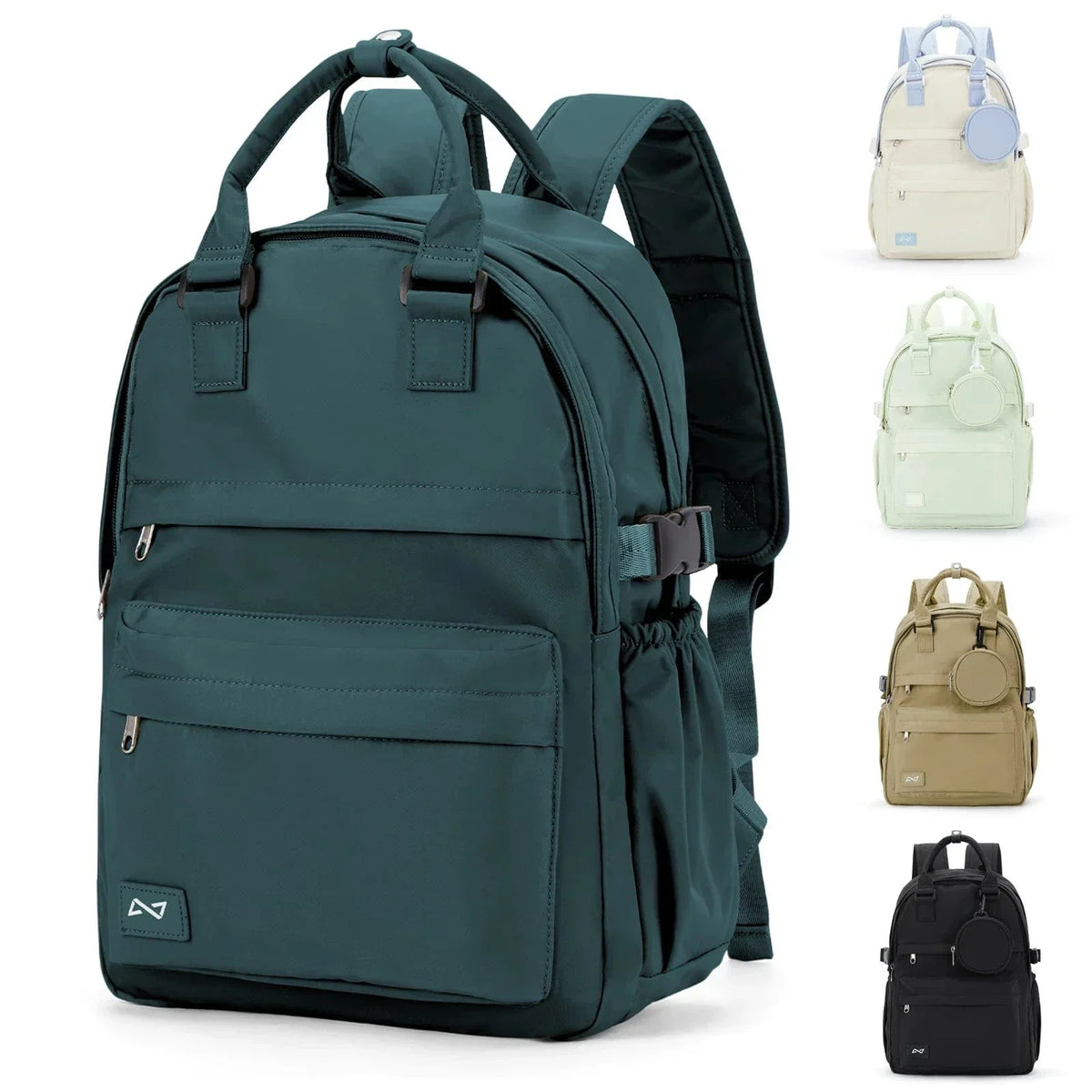 Sac à dos imperméable étudiant et travail, 15,6 pouces, bleu