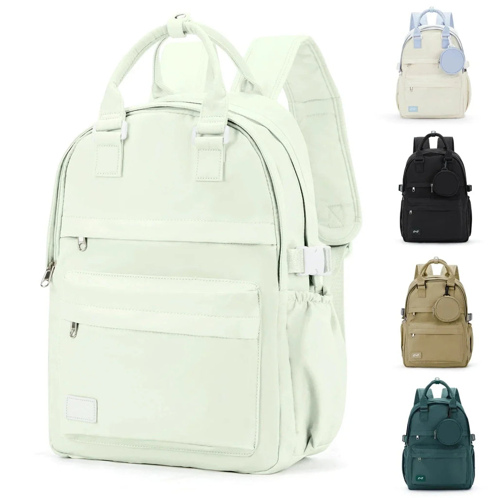 Sac à dos imperméable étudiant et travail, 15,6 pouces, menthe