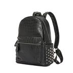 Sac à dos ordinateur femme en similicuir noir, 16 pouces