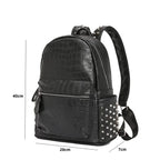 Sac à dos ordinateur femme en similicuir noir, 16 pouces