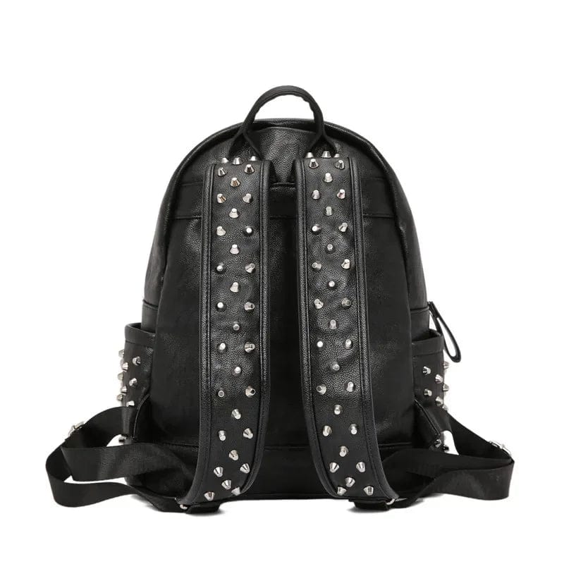 Sac à dos ordinateur femme en similicuir noir, 16 pouces